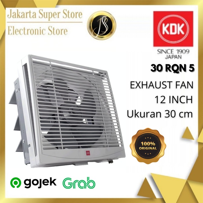 Terlaris Kdk 30-Rqn5 Kipas Angin Exhaust Fan Plafon 12 Inch