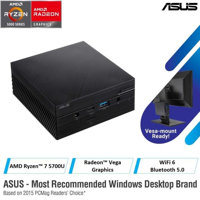 ASUS MINI PC PN51-S1-BB5700U-MT | AMD Ryzen 7 5700U
