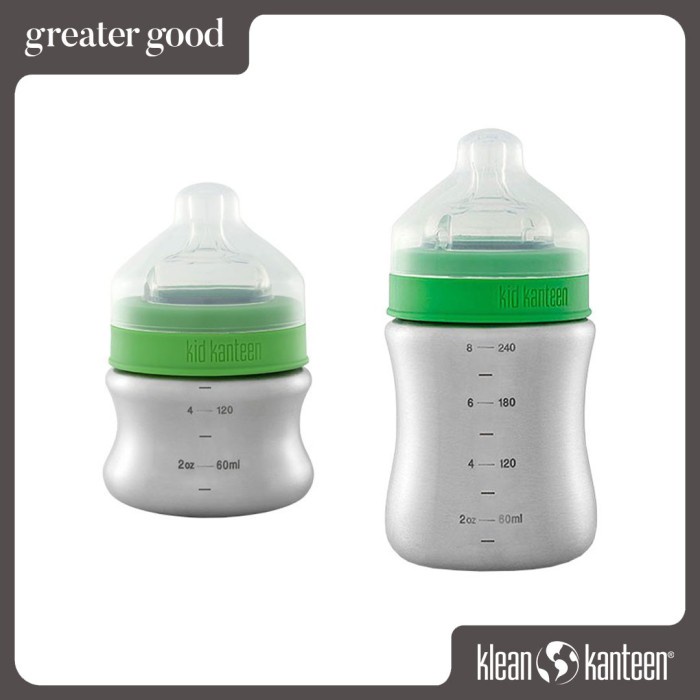 Klean Kanteen - Brushed Stainless Steel Baby Bottle