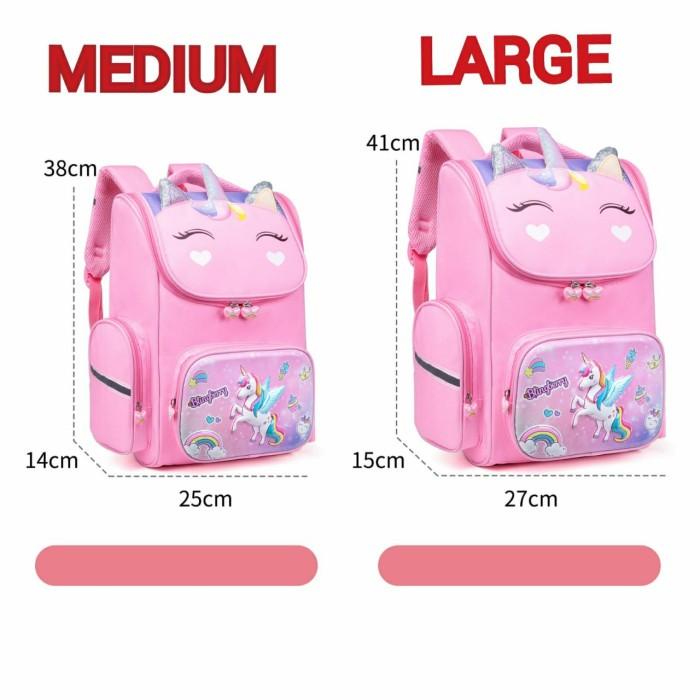 Tas Sekolah Unicorn Ransel Sekolah Anak Sd Tk Import Tas Unicorn Anak