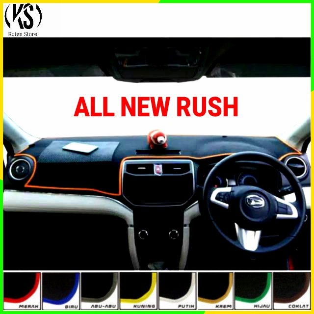 Cover Dashboard/Alas Karpet Dashboard Mobil All New Rush + Anti Slip