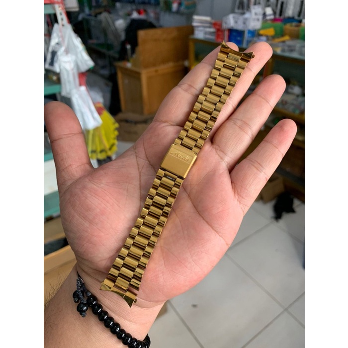 STRAP TALI JAM TANGAN RANTAI MIDO GOLD SIZE LUG 20 MM PREMIUM AM