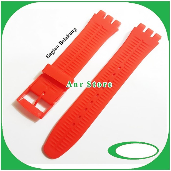 FLASH SALE STRAP TALI JAM SWATCH ORIGINAL OEM 19 MM NEW GENT IRONY CHRONO TERBARU