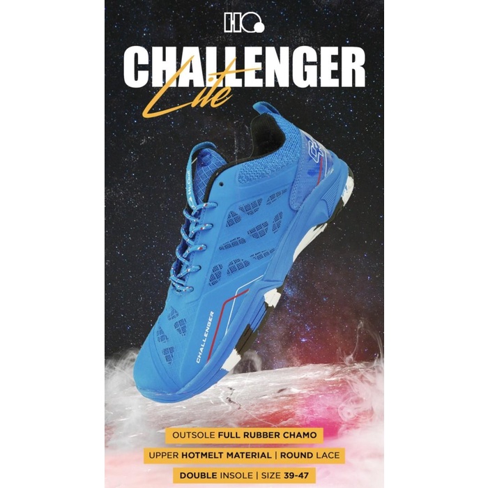 Sepatu Badminton Hi-Qua Hiqua New Challenger Lite Limited Edition Ori