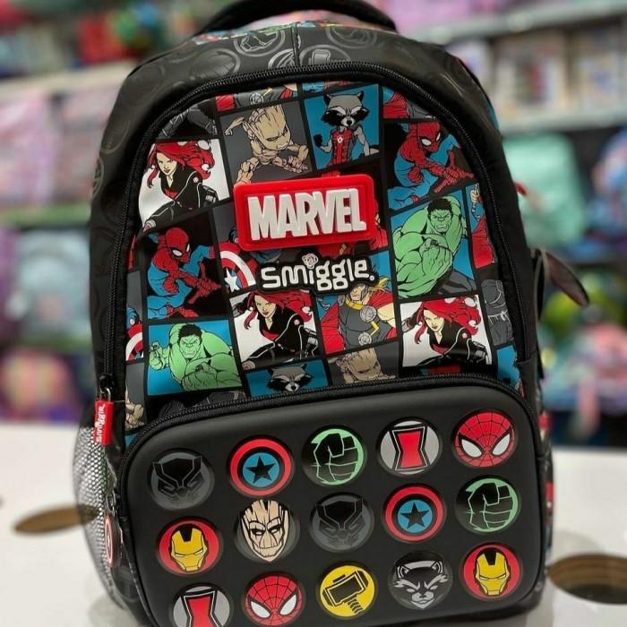 Backpack Smiggle Marvel Spiderman Original - Tas Anak Sekolah