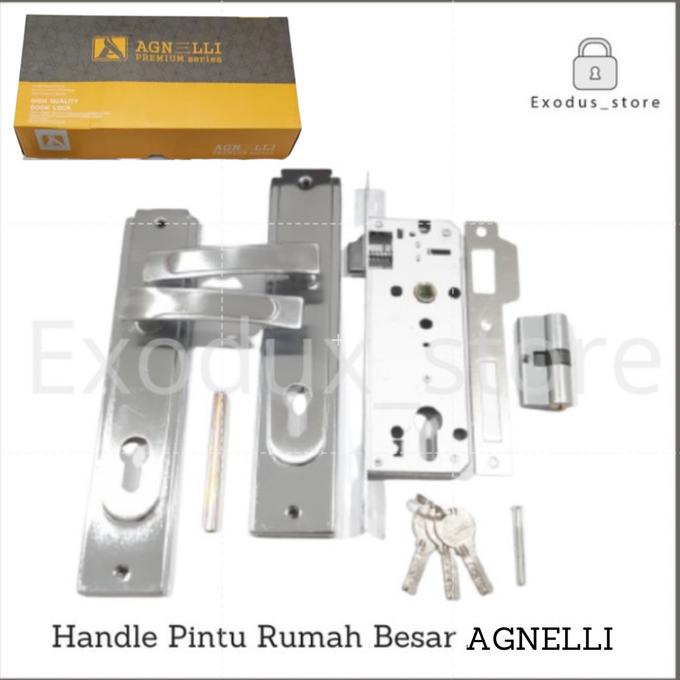Handel / handle kunci pintu rumah besar set ALLEGRA + bodi kunci