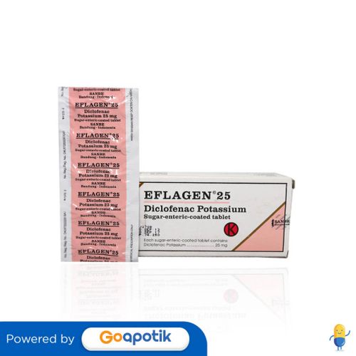 EFLAGEN 25 MG BOX 50 TABLET