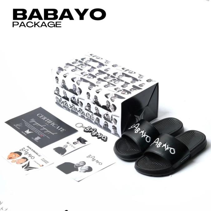 Sandal Slide Maximall X Babayo Black Series