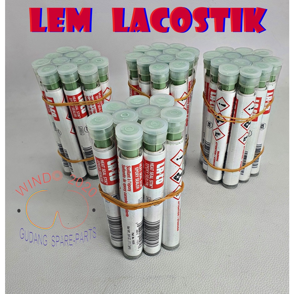 

Dijual Murah [LACOSTIK PER "CM] LEM EVAP KULKAS | LEM KULKAS BOCOR | LEM HIJAU | LA-CO HEAT-SEAL STIK HARGA /CM 06Y