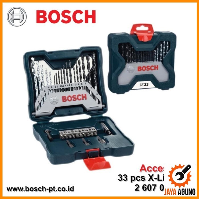 Bosch Mata Bor Obeng Set 33 Pcs X-Line