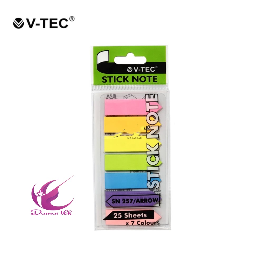 

Index Mark Pembatas Penanda Stick Note V-TEC SN-257/Arrow
