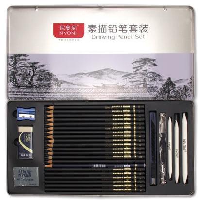 

NYONI Drawing Pencil Set Tin Case