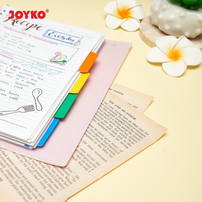 

Color Index Loose Leaf Pembatas Kertas Binder Joyko A5