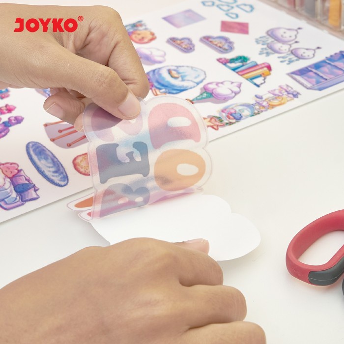 

Stiker Label Transparan Transparent Label Sticker Joyko Lbsr-10