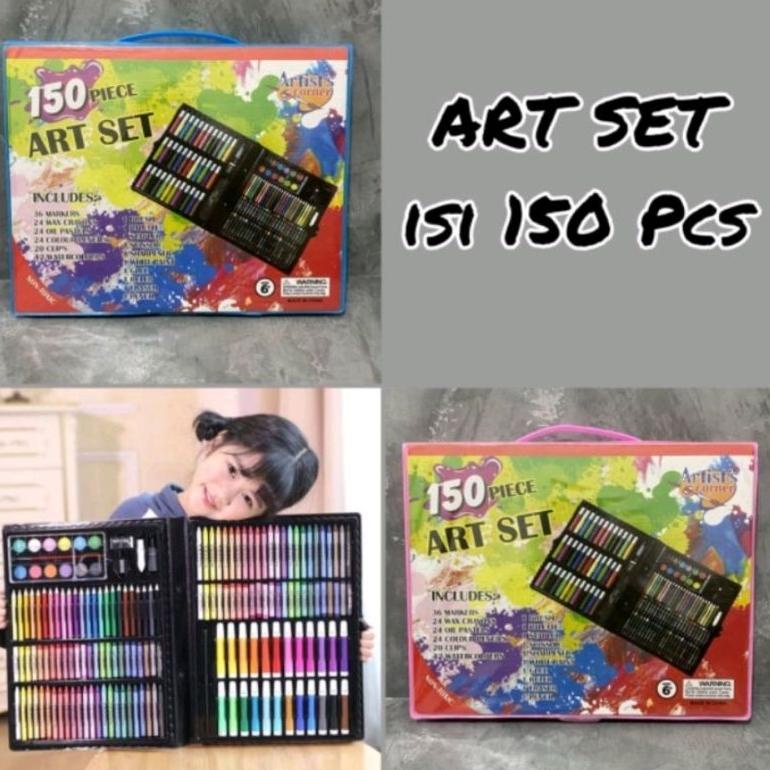 

Crayon 150pcs / Alat Menggambar Mewarnai dan Melukis isi 150 pcs