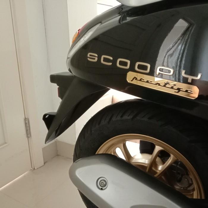 Yk504 Aksesoris Emblem Prestige New Scoopy 2021 2022 Gold Silver
