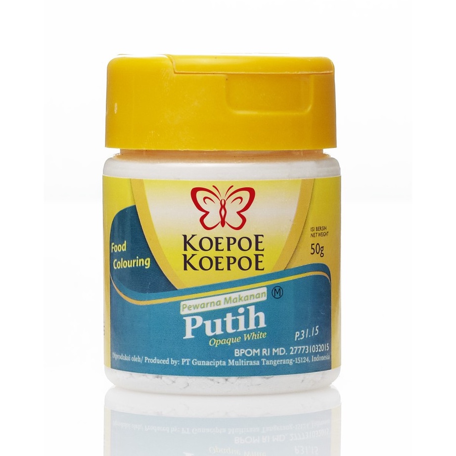

[KODE PRODUK NHRSS6487] PEWARNA MAKANAN PUTIH (50gr)