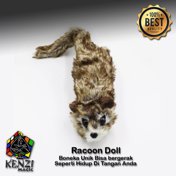 Terlaris Boneka Racoon Racoon Doll Boneka Hidup Alat Sulap Boneka