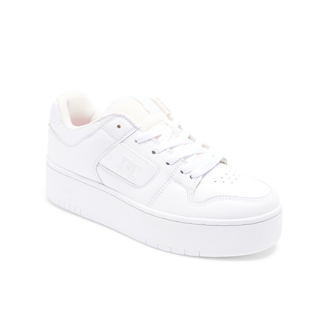 DC Shoes Women Manteca 4 Platform Shoes White/White ADJS100156