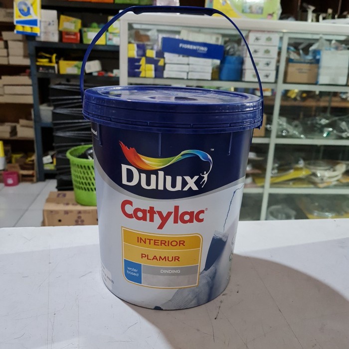 Terlaris Plamir Cat Tembok Dulux Catylac Interior Galon 5Kg