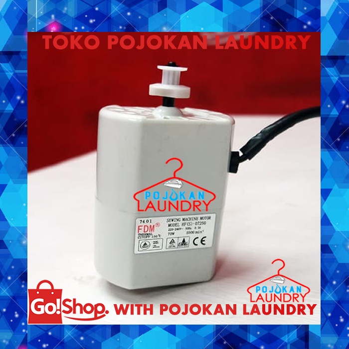 Terlaris Dinamo Dalam Mesin Jahit Portable Butterfly/Singer/Messina 70 Watt