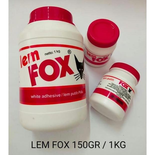 

Terlaris Lem/ Lem Kayu/ Lem Putih/ Lem Fox 150Gr 500Gr 1Kg