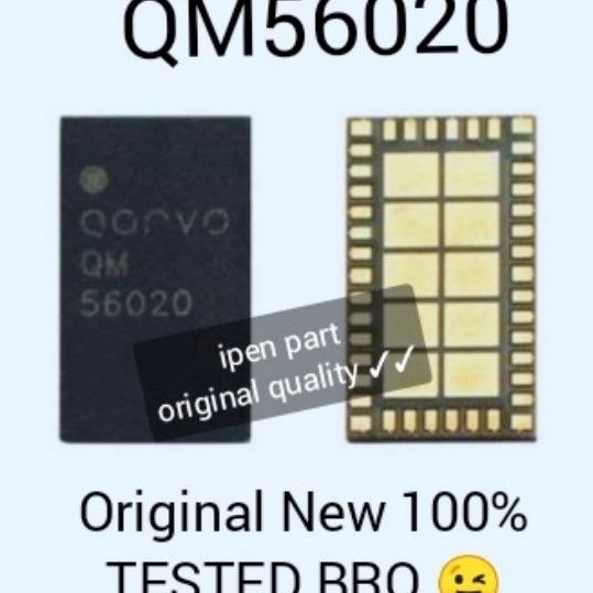 ➼Terupdate❊ BCT8L IC RF QM 56020 Redmi 8  Samsung A20S Original New Tested PA Qm56020 W38 ✧Harga Termurah