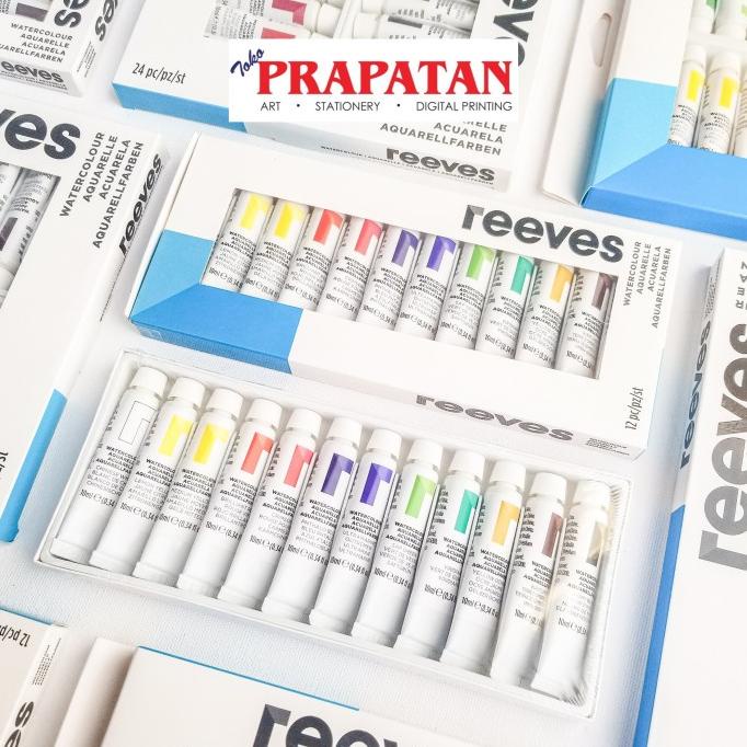 

Cat air Reeves / water color set 12 warna