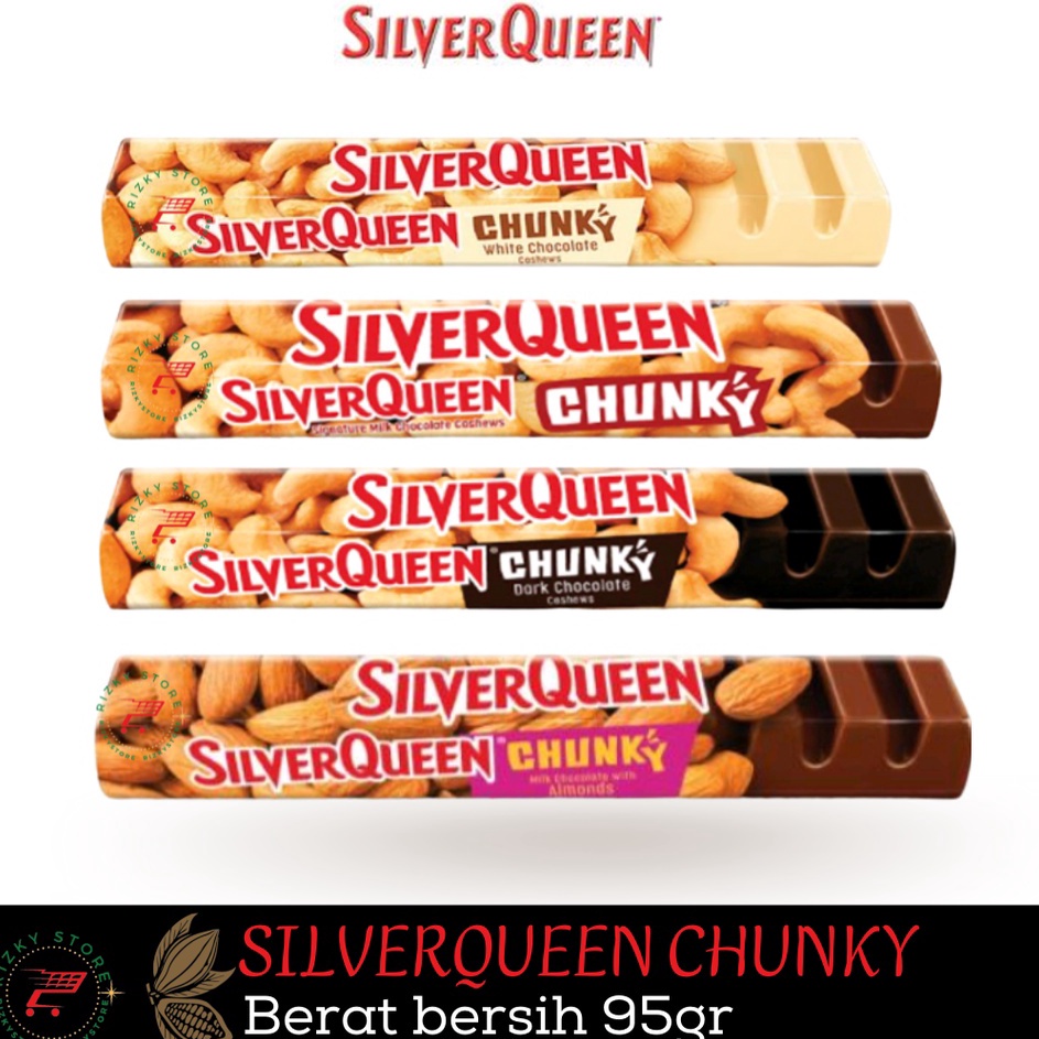 

Ready Stok Chunky Bar SilverQueen cokelat 95 Gram Varian Mede / Almond Terbaru