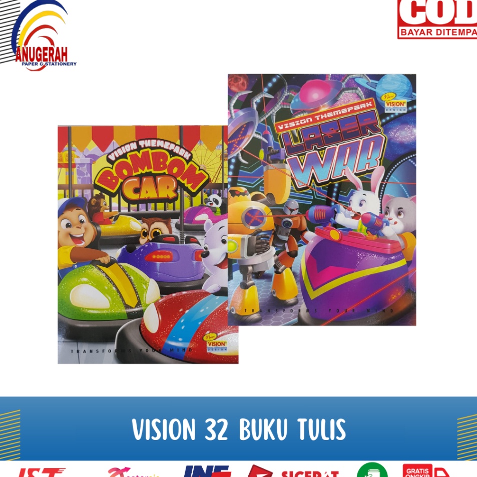 

✥Ready➴ TGV0M Buku Tulis VISION 32 (PAK) T63 ✢Promo