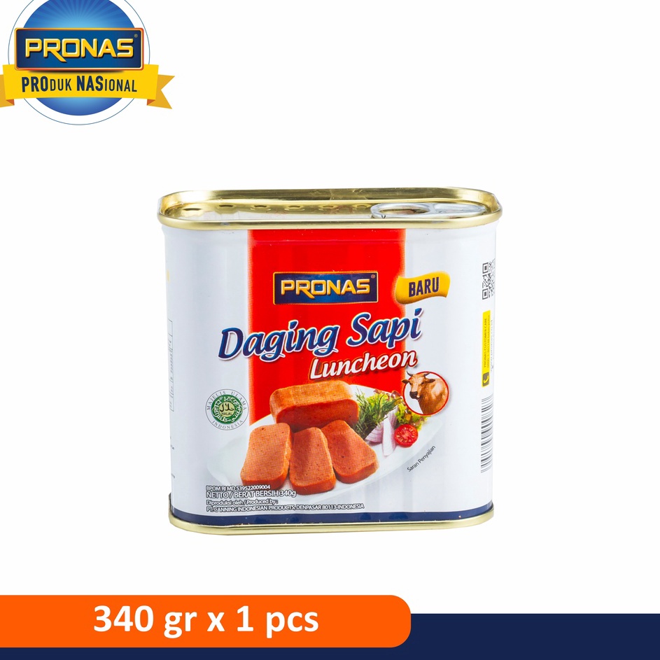 

[KODE PRODUK 0VA8A9442] Pronas Luncheon Sapi (Daging Blok Serbaguna) 340 g