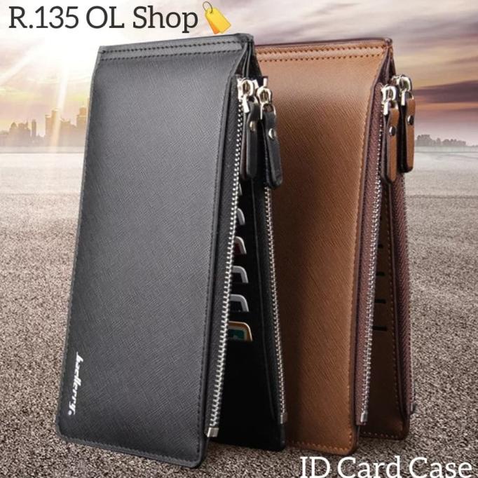 

Baellarry Dompet Id Card Case Card Pria Kulit Pu Kartu Kredit