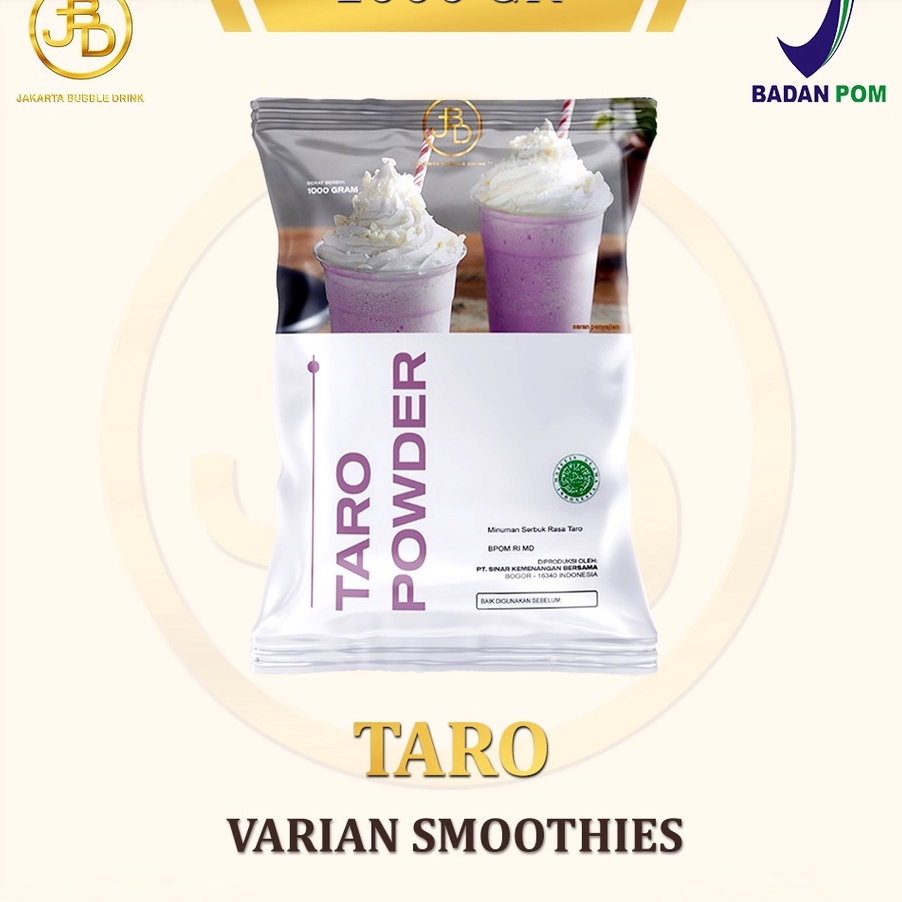 

Bubuk Minuman Premium TARO - Jakarta Bubble Drink | BPOM&HALAL