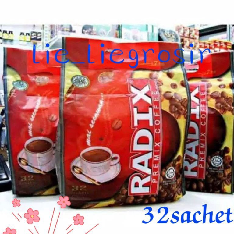 

Ready stok Kopi Radix Pracampuran jumbo isi 32 sachet 9RS
