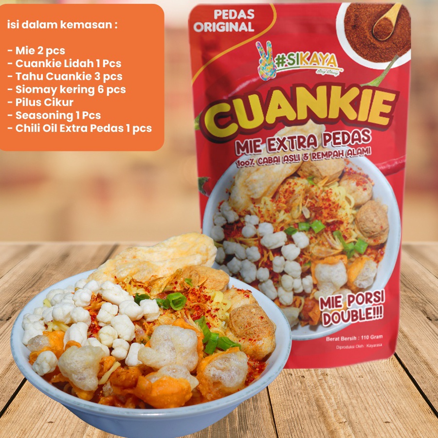 

[KODE PRODUK CKWFN7647] Cuanki Instan/Cuanki kuah - Cuankie Mie Extra Pedas SIKAYA