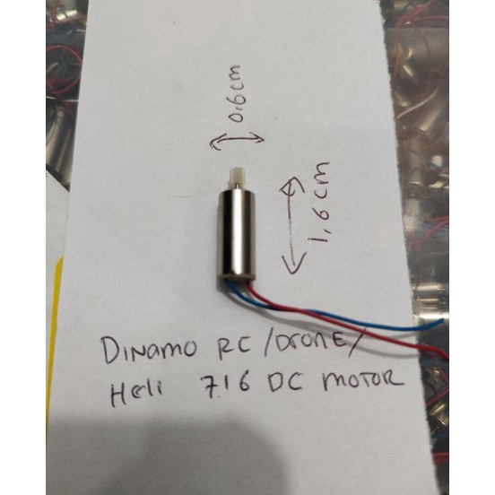￣ Zi Dinamo Drone mini motor DC 716 ❅