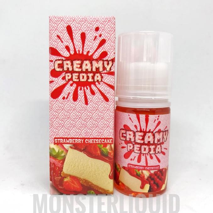 [ PODS FRIENDLY ] CREAMY PEDIA STRAWBERRY CHEESECAKE 15MG 30ML LIQUID