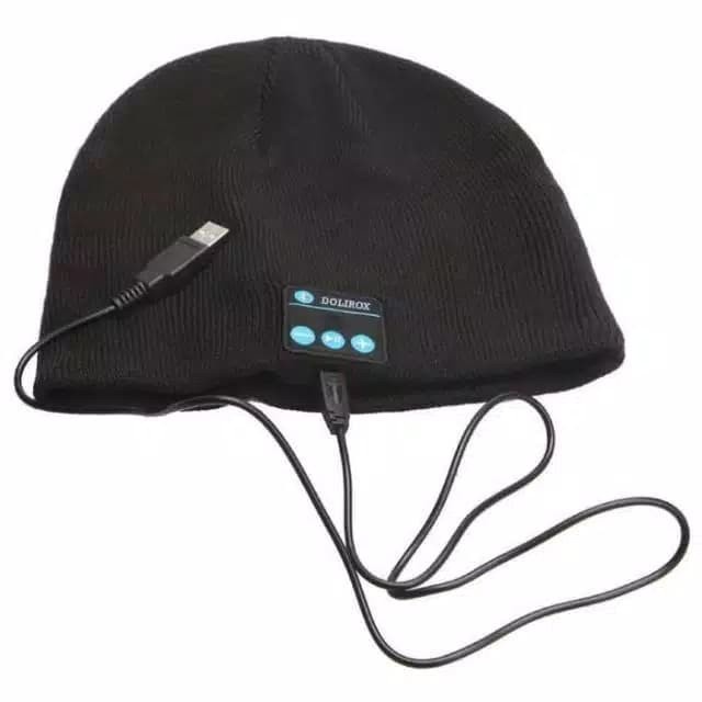 Topi Kupluk Bluetooth Music