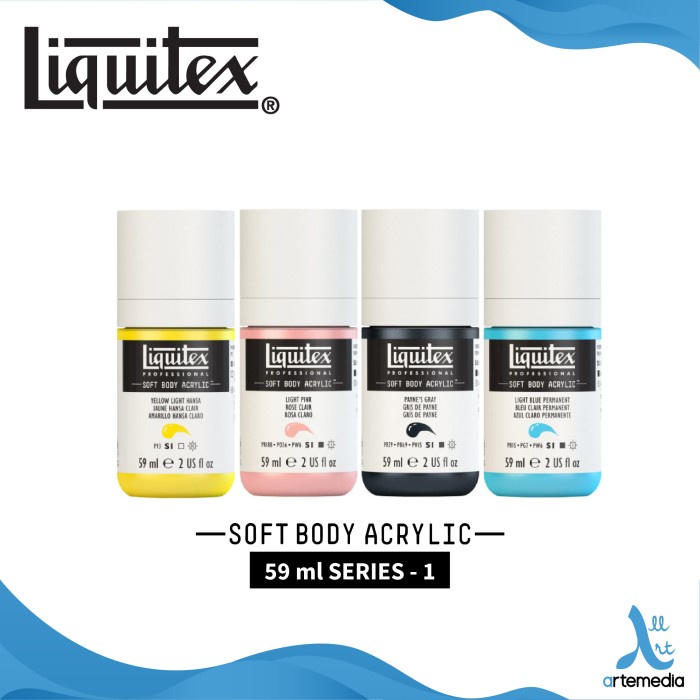 

Terlaris Cat Akrilik Liquitex Soft Body 59Ml Series 1 Acrylic Color - 01/02