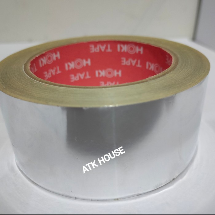 

Terlaris Lakban Alumunium Tape 48Mm*30M Jumbo/Lakban Aluminium Foil Tape 2Inc