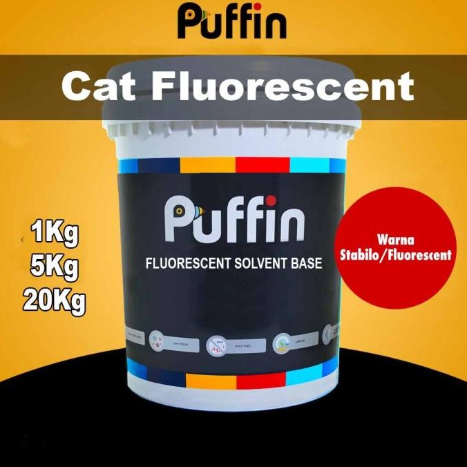 

Puffin Acrylic Fluorescent Cat warna stabilo fluorescent