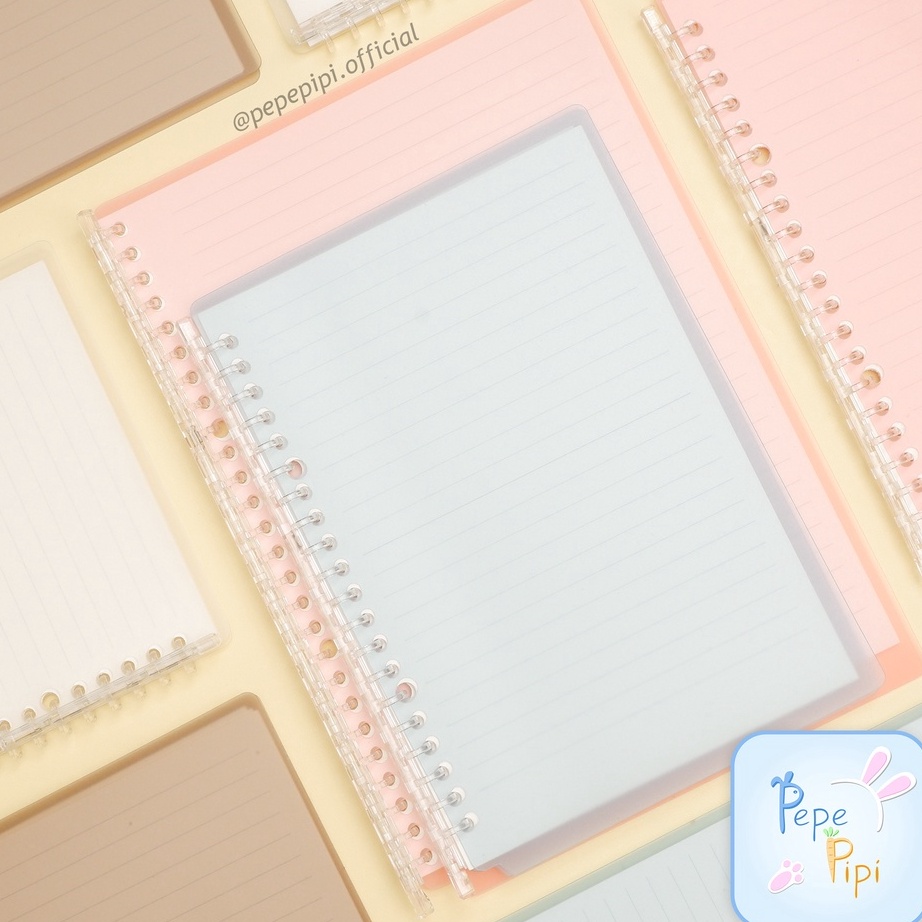 

Buku Slim File Binder Panmomo A5 B5 Transparan Notebook Buku Tulis Catatan Bergaris Lucu Unik Murah oiq