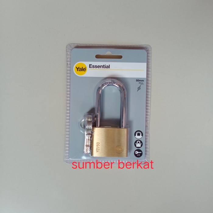 Terlaris Gembok Yale 50Mm Panjang / Gembok Yale Essential 50Mm Panjang