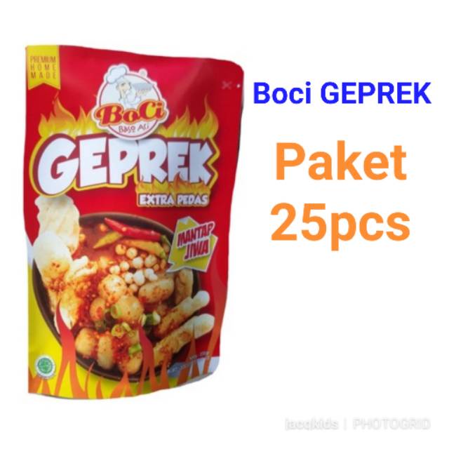 

Paket 25Pcs Boci Geprek