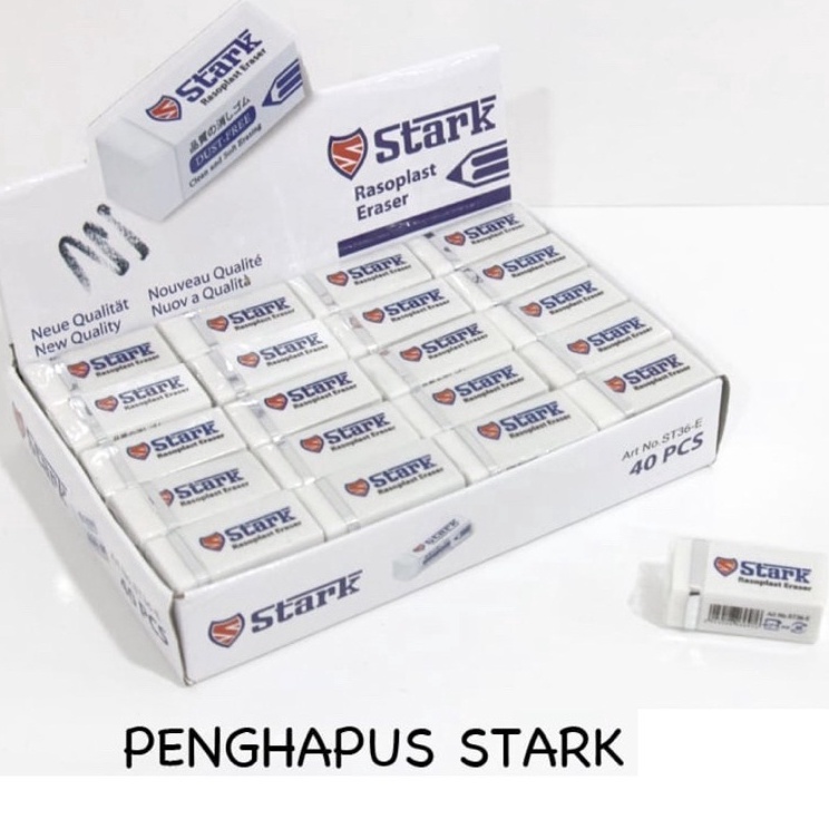 

[KODE PRODUK 8TVFM7353] Penghapus Pensil Murah 1 pak isi 40 pcs