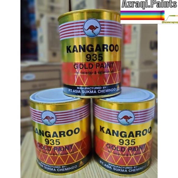 

CAT WARNA EMAS KANGAROO GOLD 935 ( 1 KG ) / CAT MINYAK BESI KANGAROO