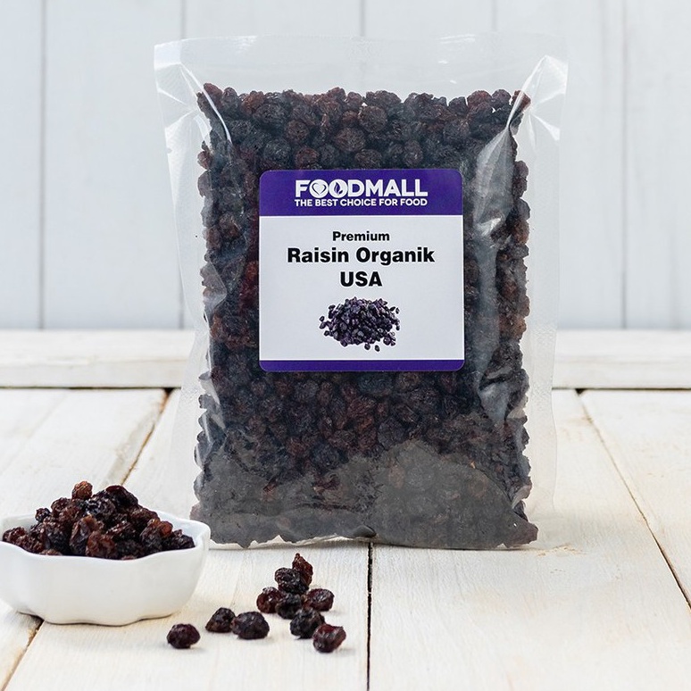 

Diskon↓ GHAYE Kismis / Black Raisin Organic USA PREMIUM 250 GRAM R69 Baru