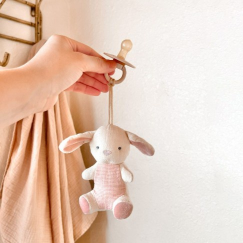 Terlaris Itzy Ritzy Bitzy Pal Natural Rubber Pacifier & Lovey - Empeng Baby