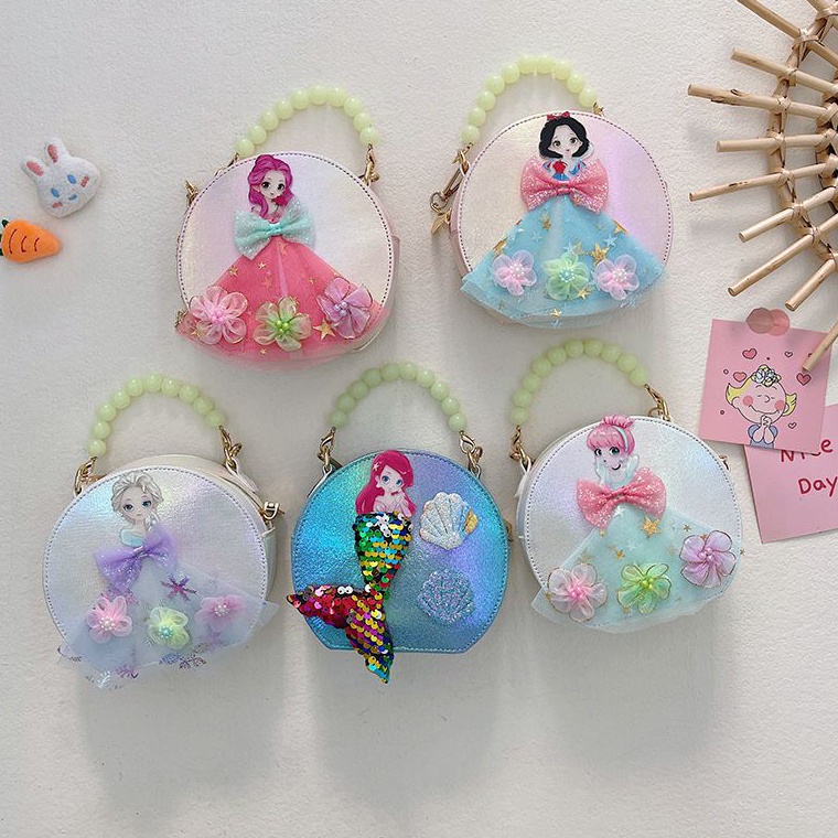 TERLARIS|| TAS PRINCESS DISNEY ANAK/ TAS PRINCESS DISNEY 3D/ TAS PRINCESS ARIEL/ TAS PRINCESS AURORA