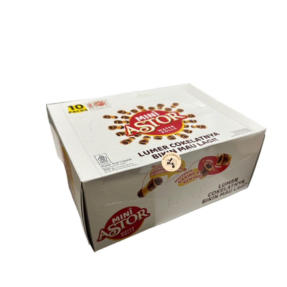 

[KODE PRODUK VC80U5146] Mini Astor Wafer Rolls Mayora 1 Pack Isi 10 pcs @20gr